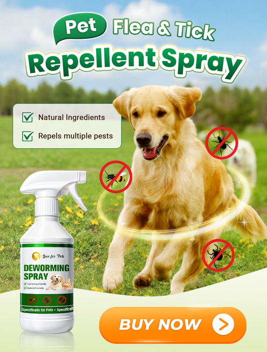 Flea & Tick Repellent Spray for Cats and Dogs