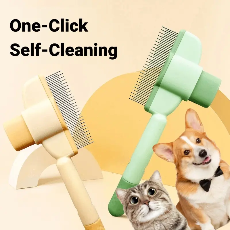 2 Pack Pet Comb Give your pet a comfortable cleaning experience