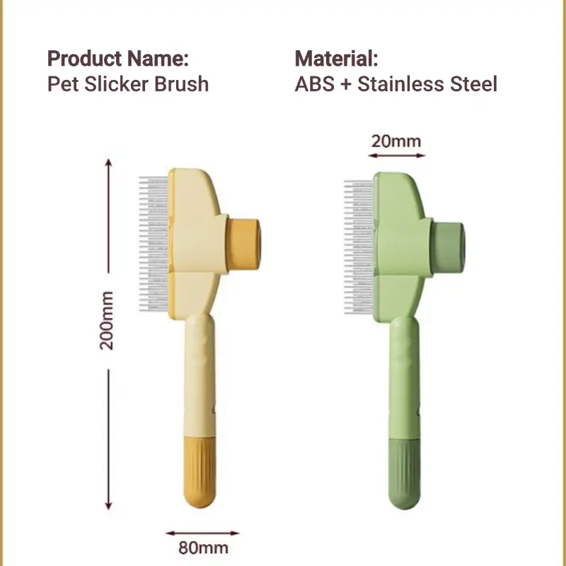 2 Pack Pet Comb Give your pet a comfortable cleaning experience