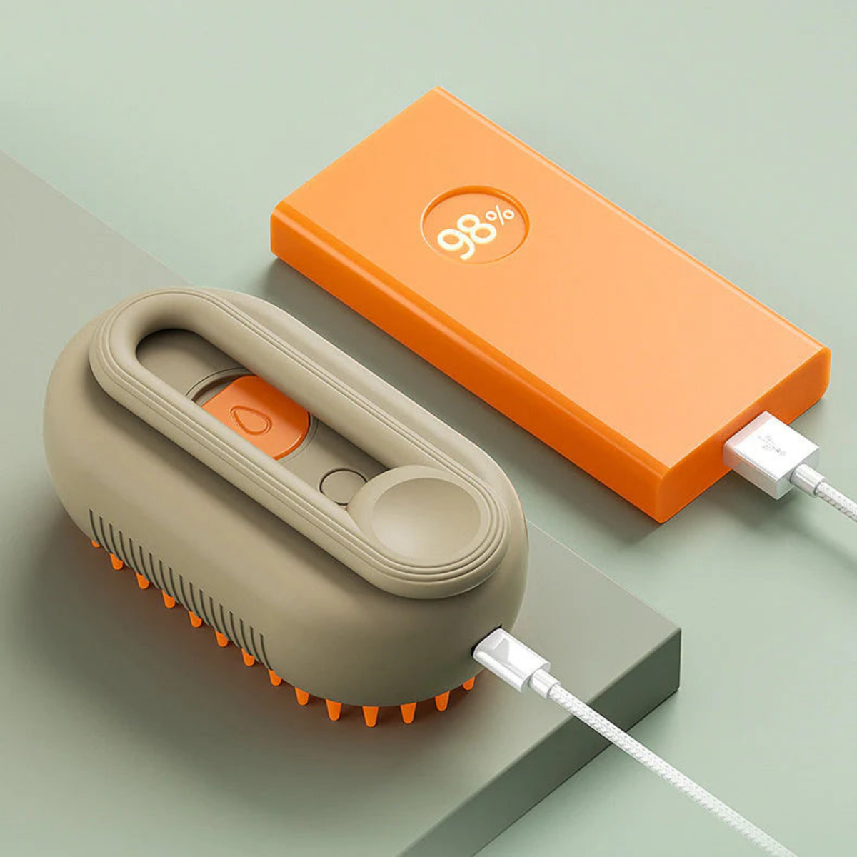 Pet Steam Brush – 3-in-1 Grooming Comb