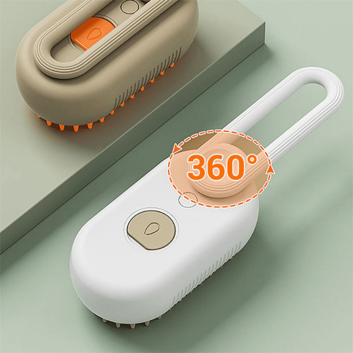 Pet Steam Brush – 3-in-1 Grooming Comb